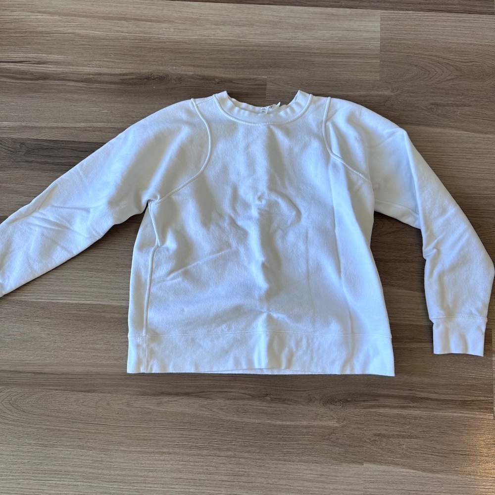 Lululemon White Sweatshirt